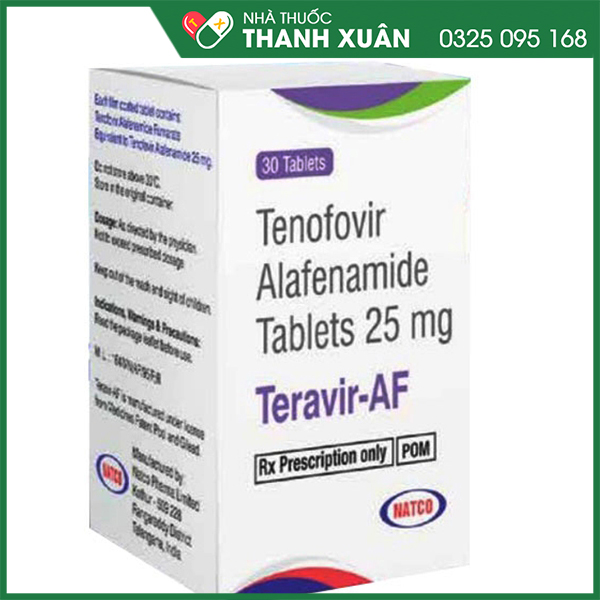 Thuốc Teravir- AF điều trị viêm gan B